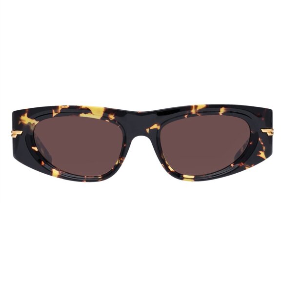 NEW BOTTEGA VENETA SUNGLASSES, HAVANA WOMEN EYEWEAR BOTTEGA VENETA BV1144S 002 - Picture 3 of 5